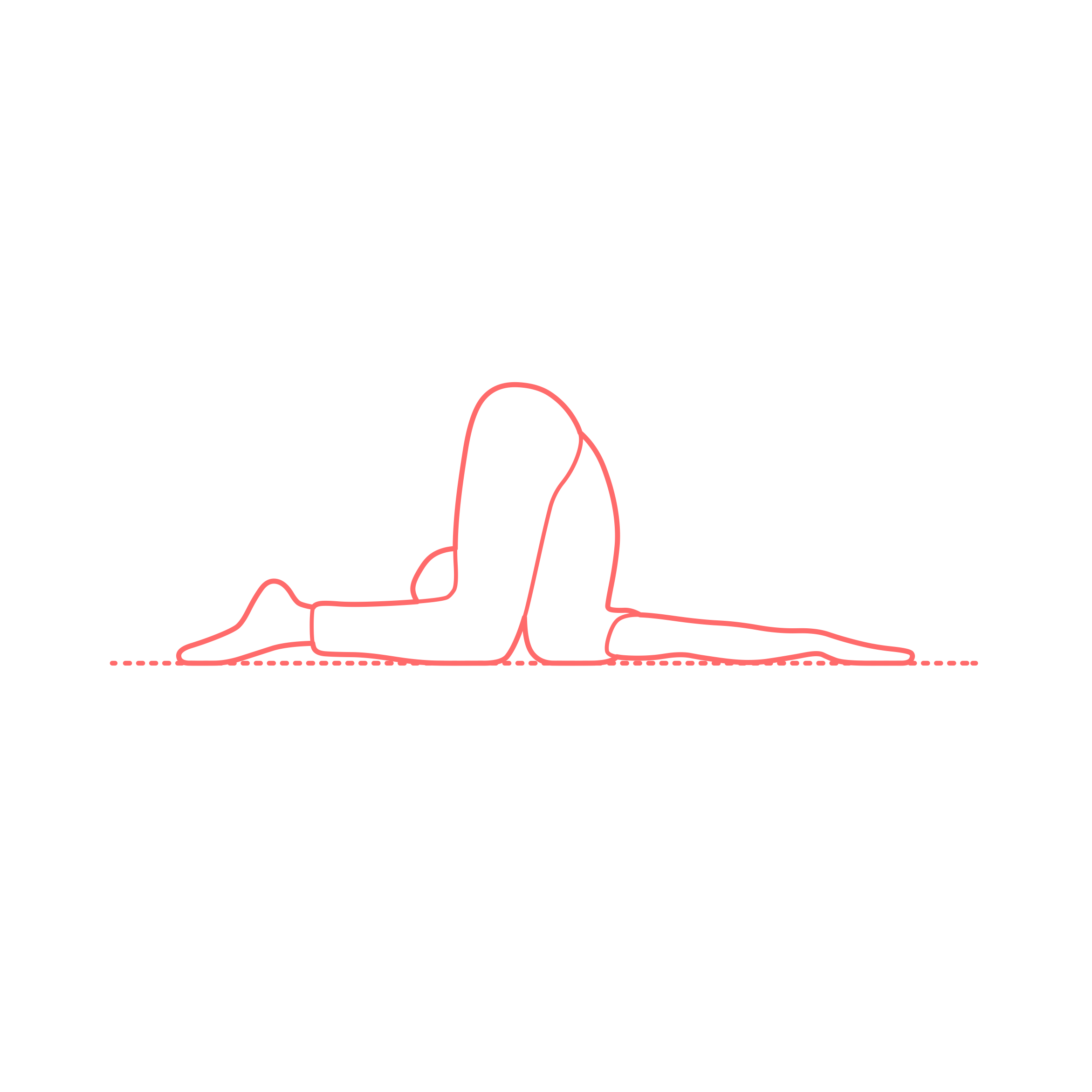 Humans Yoga Poses Knee To Ear Pose Outline Svg File Free Vectors